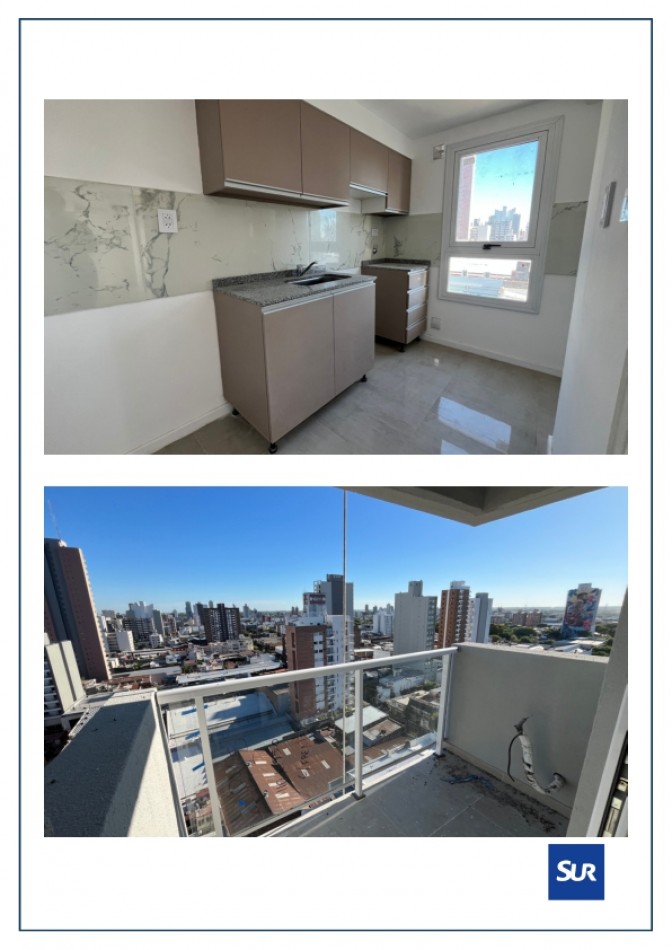 Excelente oportunidad, Torre Adagio, Departamento de 1 dormitorio a estrenar, La Rioja 2440, ciudad de Santa Fe